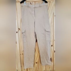 Aritzia Wilfred Free Size 12 Tan Twill Modern Cargo Pant